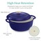 Best Choice Products 6 Quart Enamel Cast-Iron Dutch Oven, Heavy-Duty Cookware w/ Dual Handles, Lid